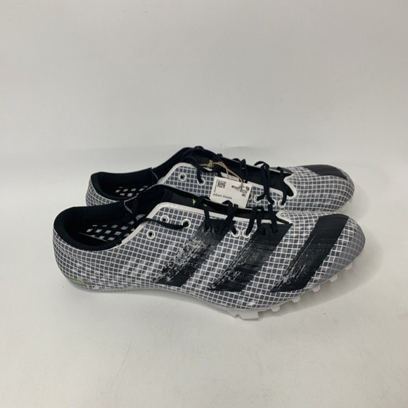 Adidas Mens Adizero Finesse Track Spikes Black White Sprint FY0335 Size 12